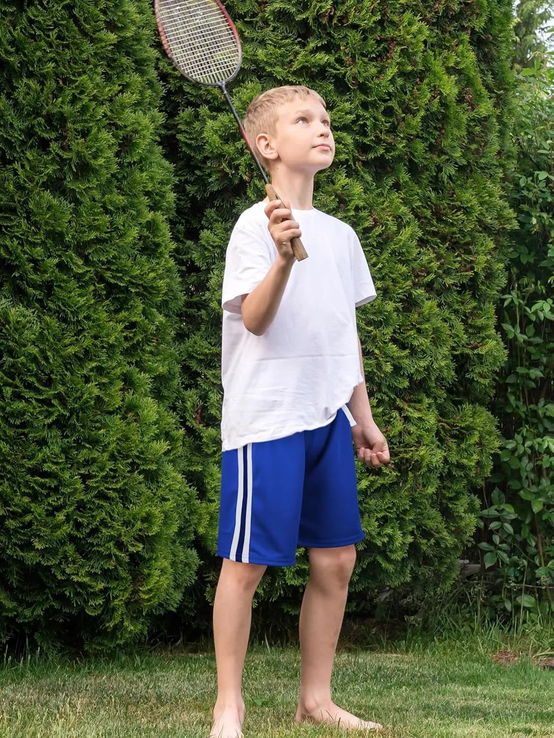 5 Pack Boys Shorts Boys Athletic Basketball Mesh Kids Soccer Gym Shorts Clothes Quick Dry Active Sports Shorts