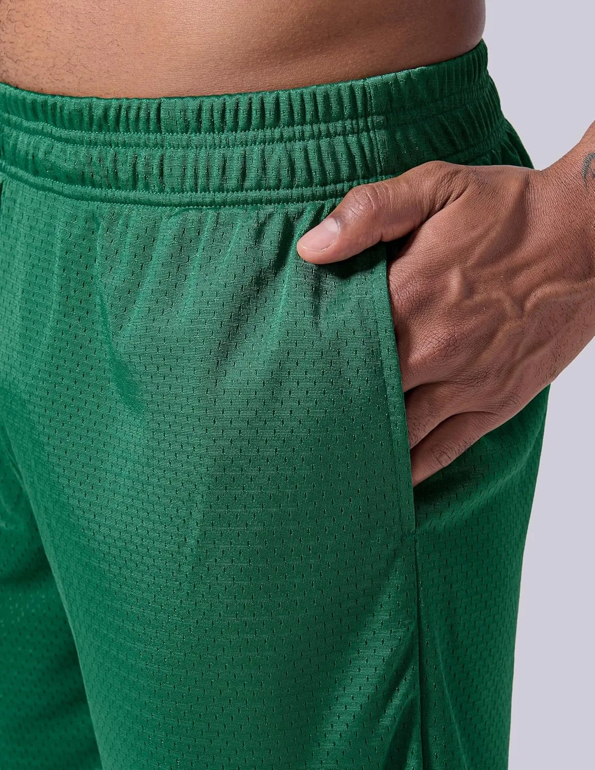 5 Pack: Mens Athletic Shorts, 9" Mesh Basketball Shorts Men Active Gym Shorts with Pockets