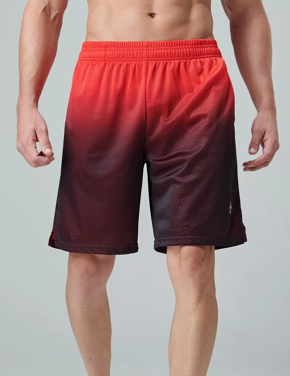 5 Pack: Mens Athletic Shorts, 9" Mesh Basketball Shorts Men Active Gym Shorts with Pockets
