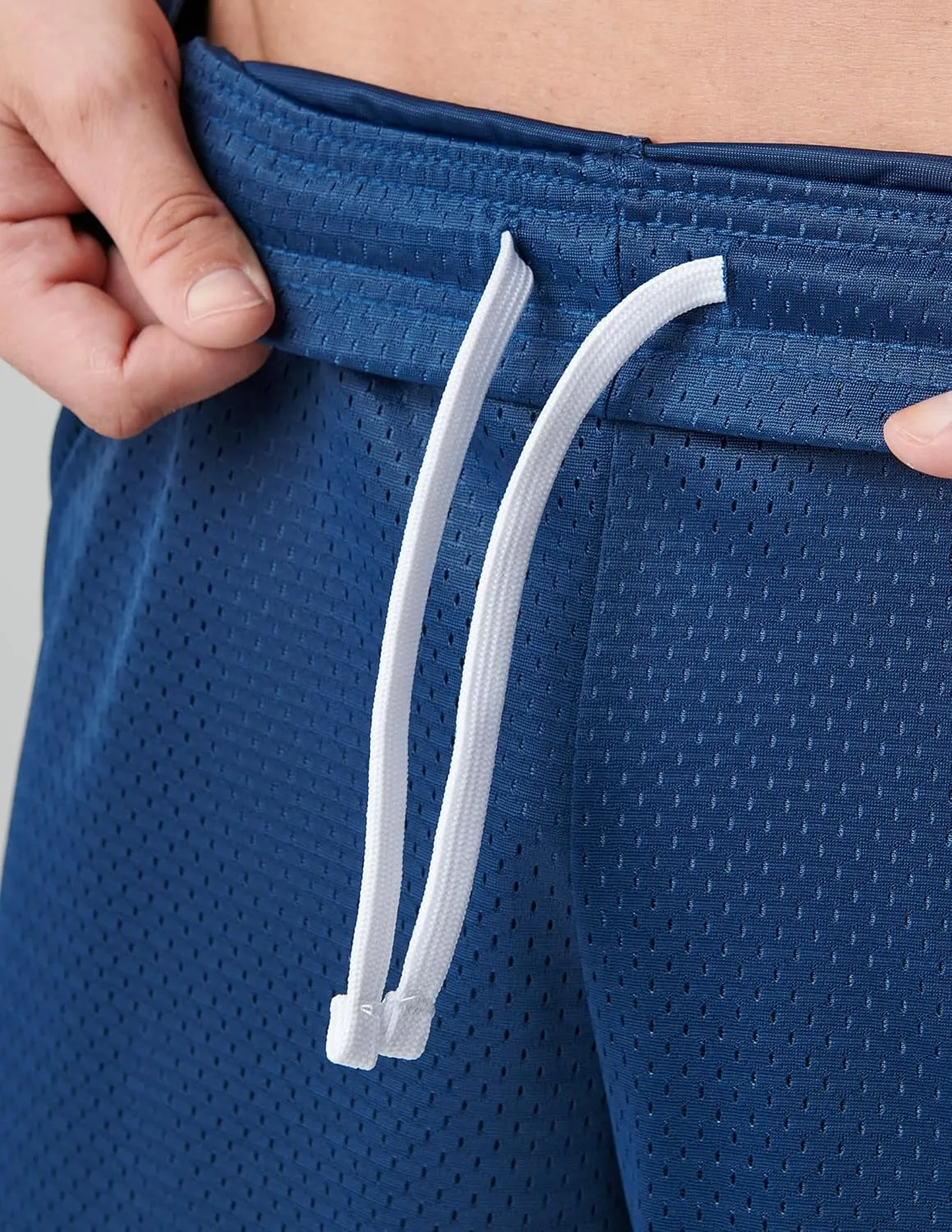 5 Pack: Mens Athletic Shorts, 9" Mesh Basketball Shorts Men Active Gym Shorts with Pockets