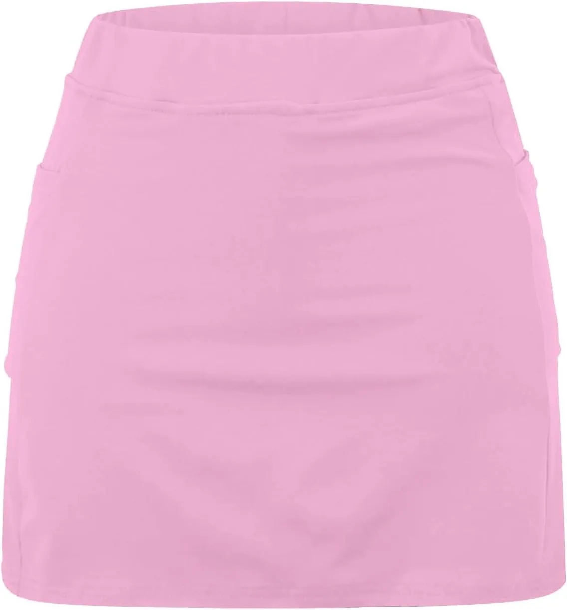 aihihe Golf Skirts for Women Tummy Control Long Womens Biker Shorts with Pockets Running Shorts Men 5 inch