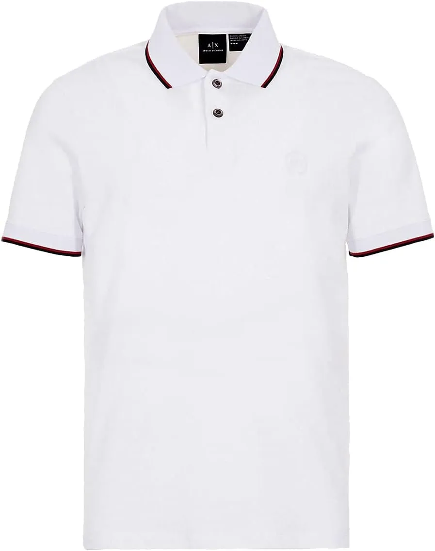 Armani Exchange Men's Short Sleeve Jersey Knit Polo