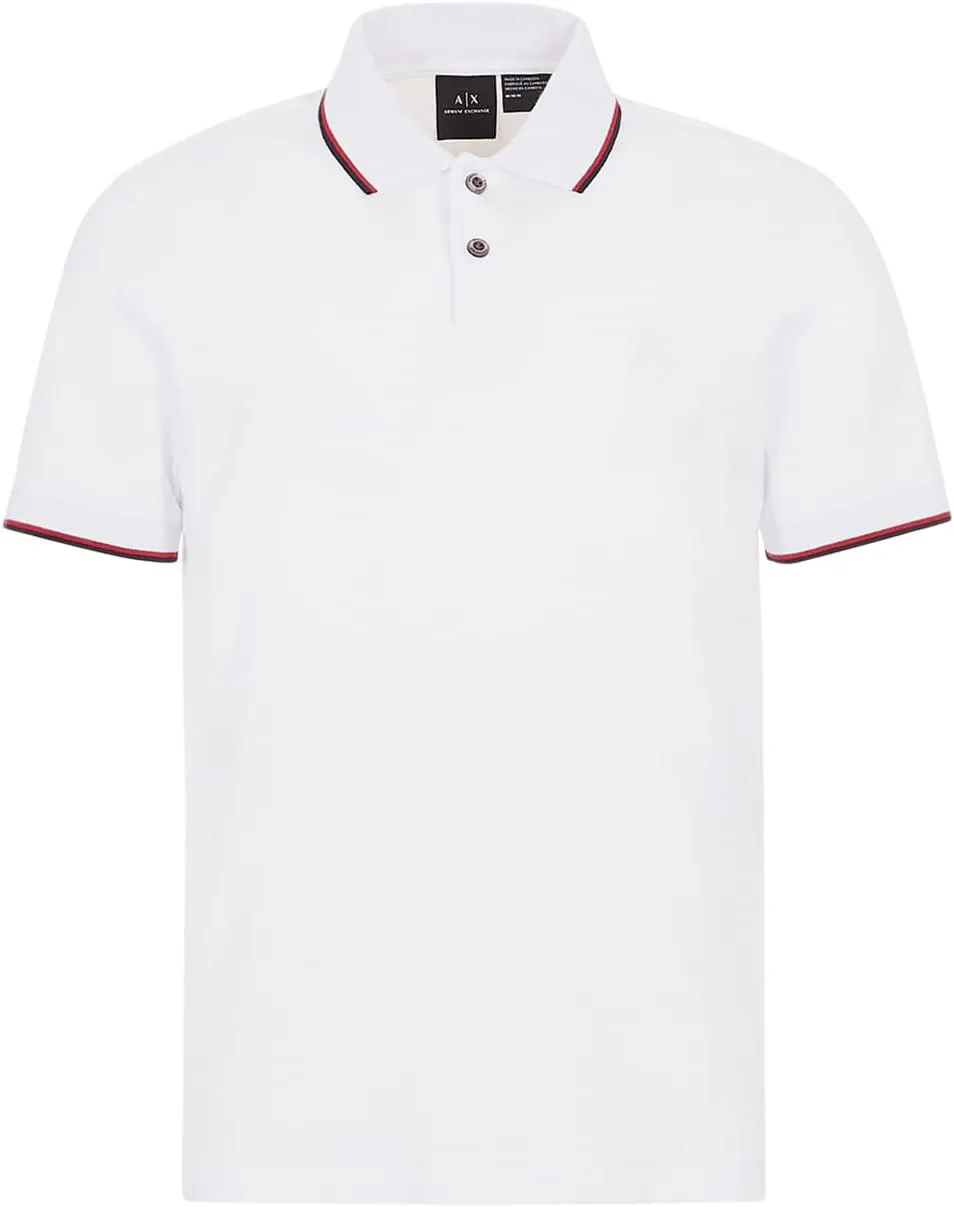 Armani Exchange Men's Short Sleeve Jersey Knit Polo