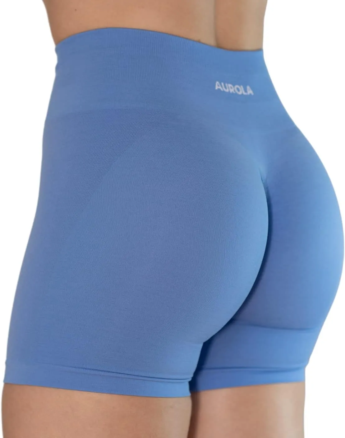 AUROLA Intensify V2.0 Women's Workout Shorts Athletic Running Shorts, Seamless High Waist Sport Gym Yoga Shorts