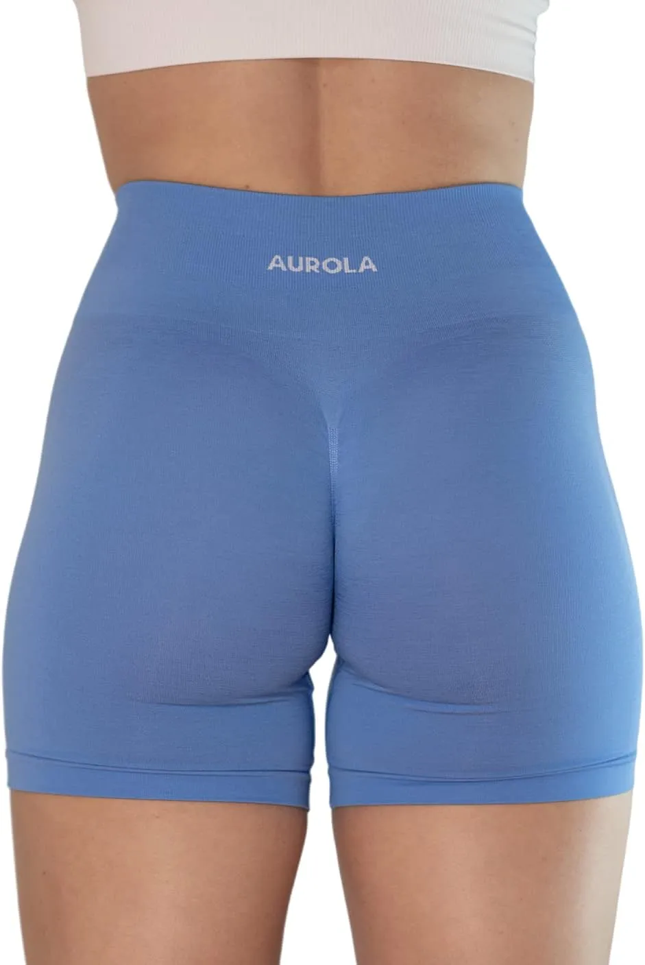 AUROLA Intensify V2.0 Women's Workout Shorts Athletic Running Shorts, Seamless High Waist Sport Gym Yoga Shorts