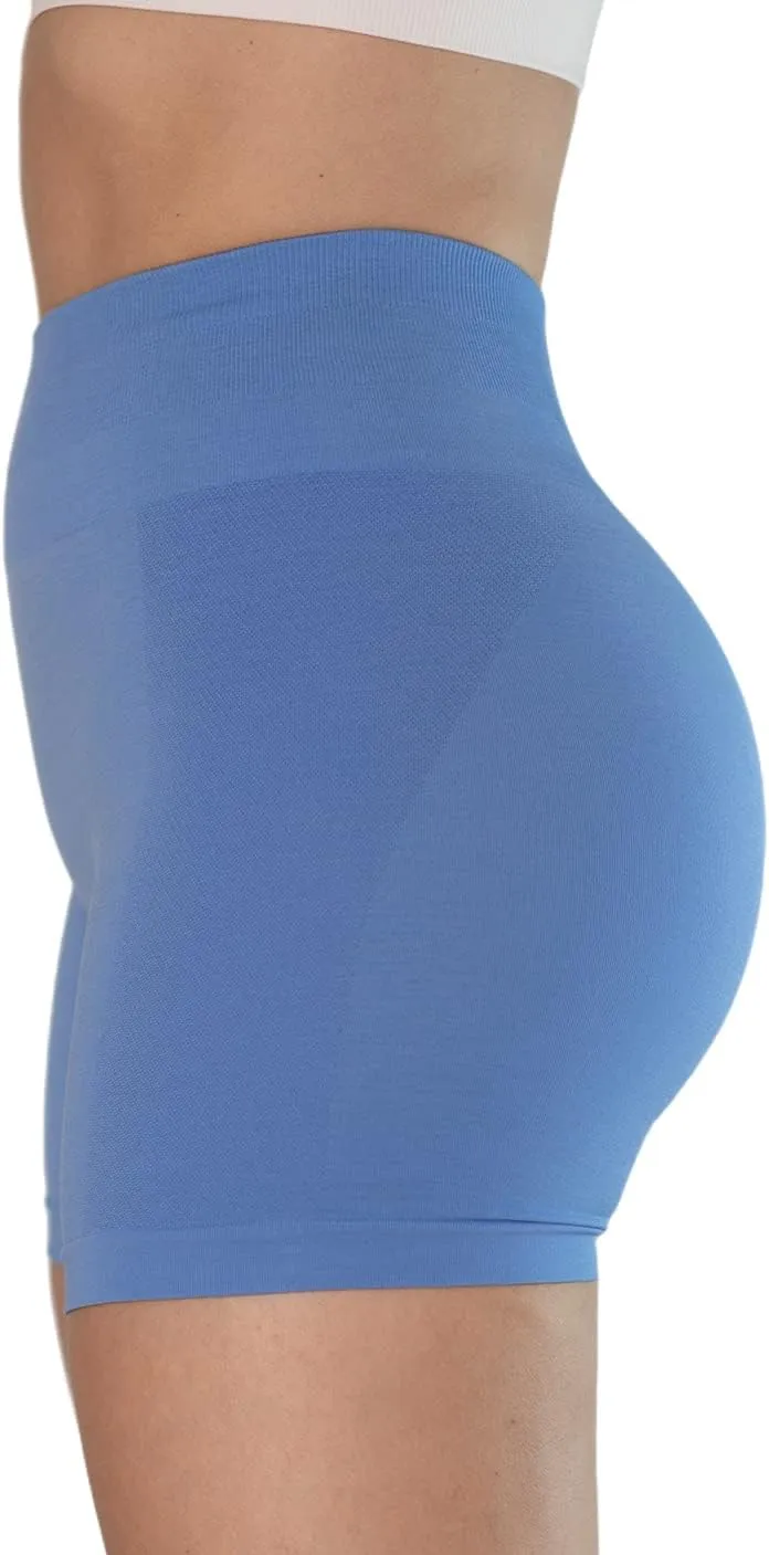 AUROLA Intensify V2.0 Women's Workout Shorts Athletic Running Shorts, Seamless High Waist Sport Gym Yoga Shorts