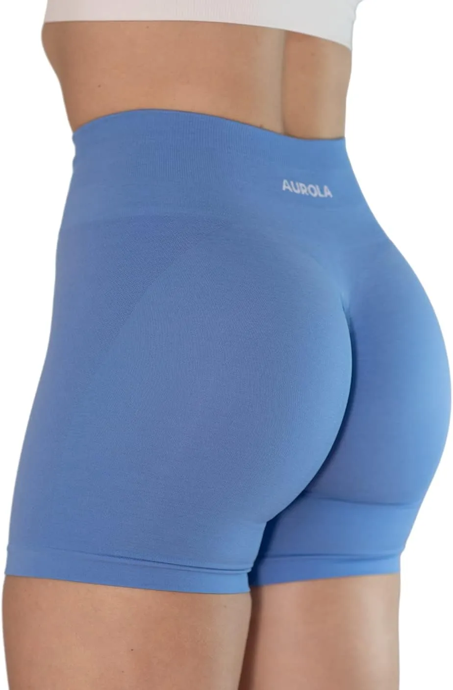 AUROLA Intensify V2.0 Women's Workout Shorts Athletic Running Shorts, Seamless High Waist Sport Gym Yoga Shorts