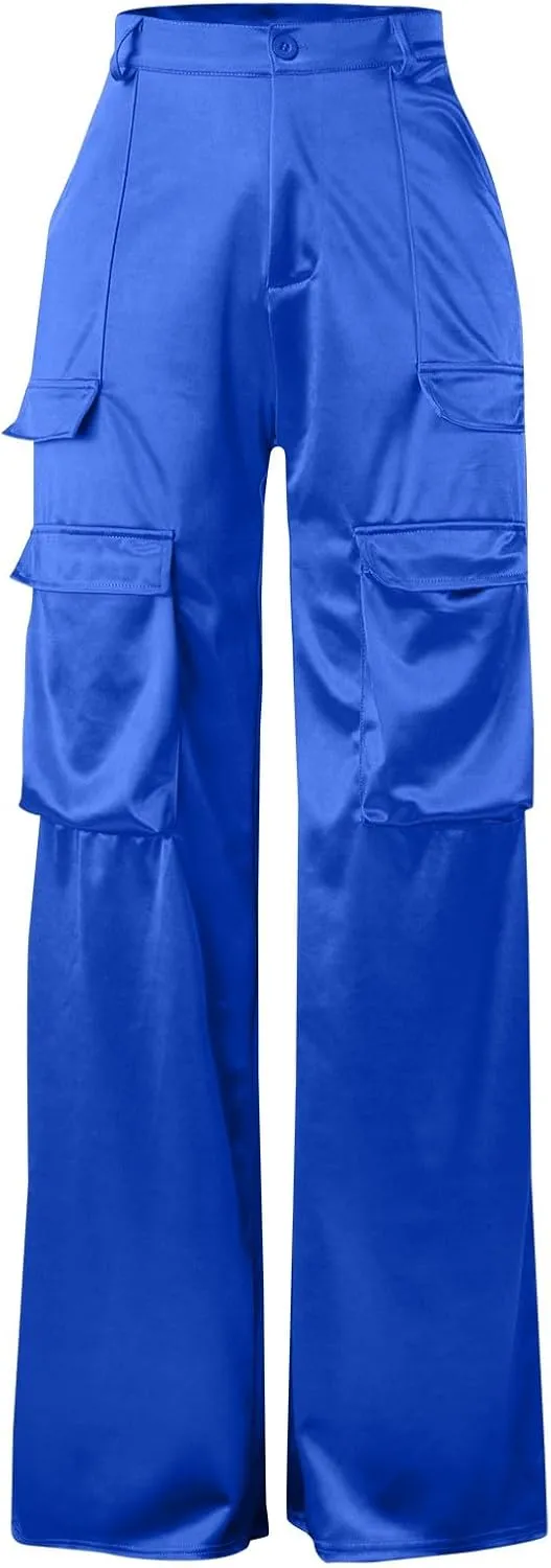 Baggy Pants for Women Wide Leg Pants High Waisted Y2K Pants Cargo Pants Trousers Plus Size Lounge Pants Dressy Pants