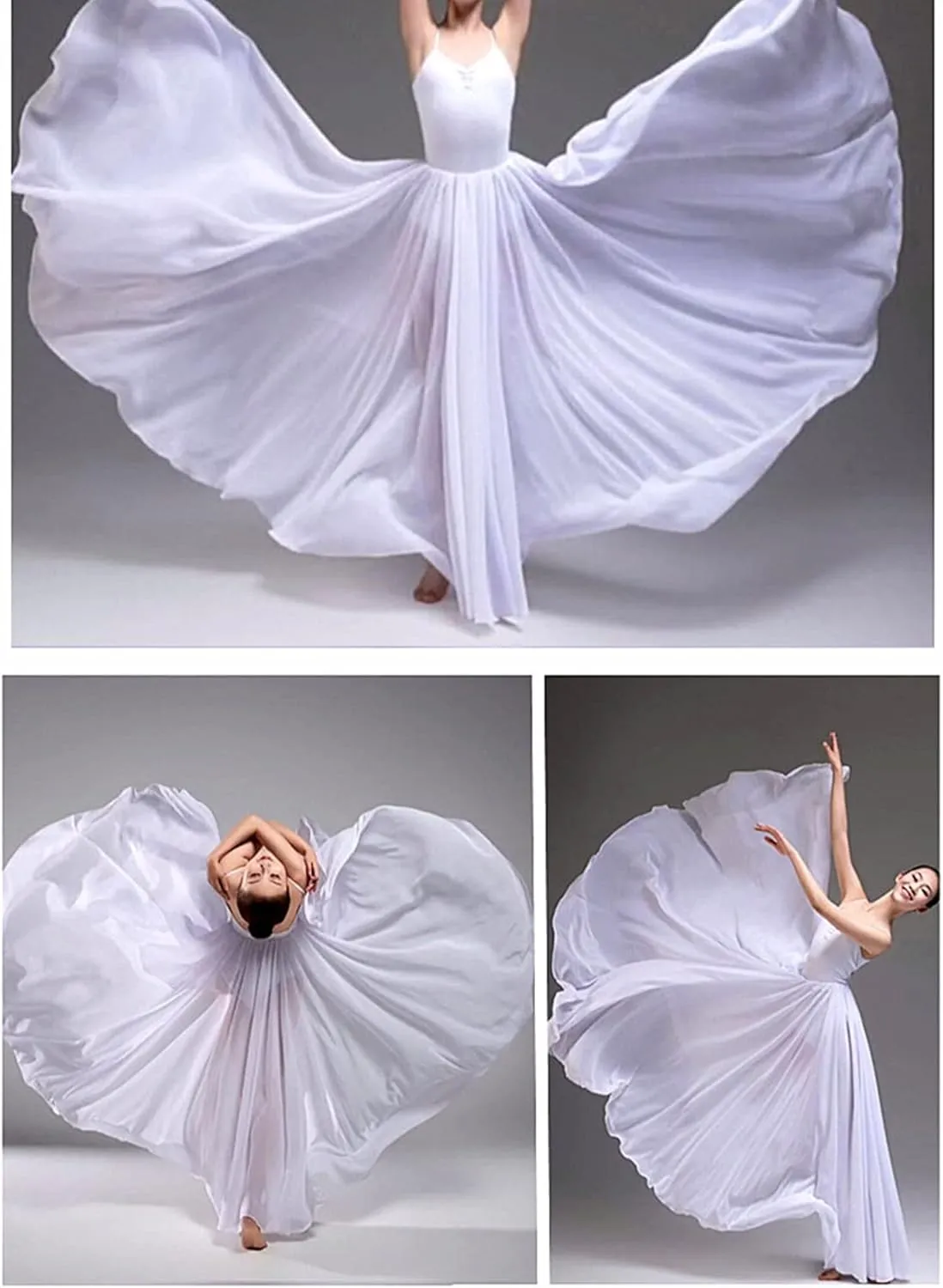 Belly Dance Skirt for Women, Chiffon Dancing Skirt, Family Photo Outfits, Flowy Long Skirt, Halloween Costume Gift