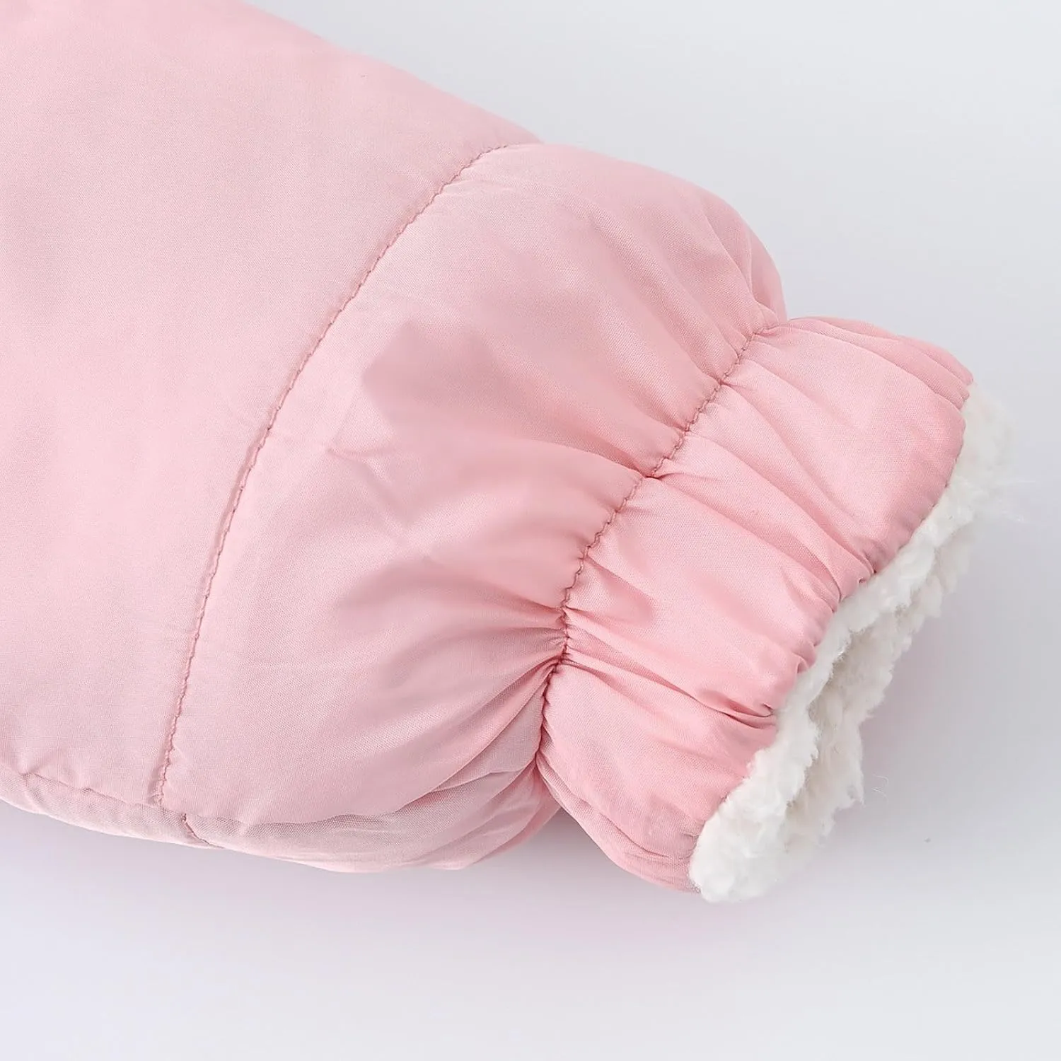 Boys Girls Children Solid Color Ears Cute Pocket Short Cotton Padded Children's Coat Fancy Toddler Girl Long down Girls