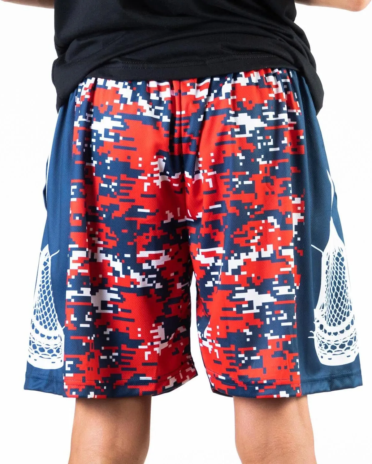 ChalkTalkSPORTS Lacrosse Performance Shorts - Lacrosse Athletic Shorts - Adult & Youth Sizes