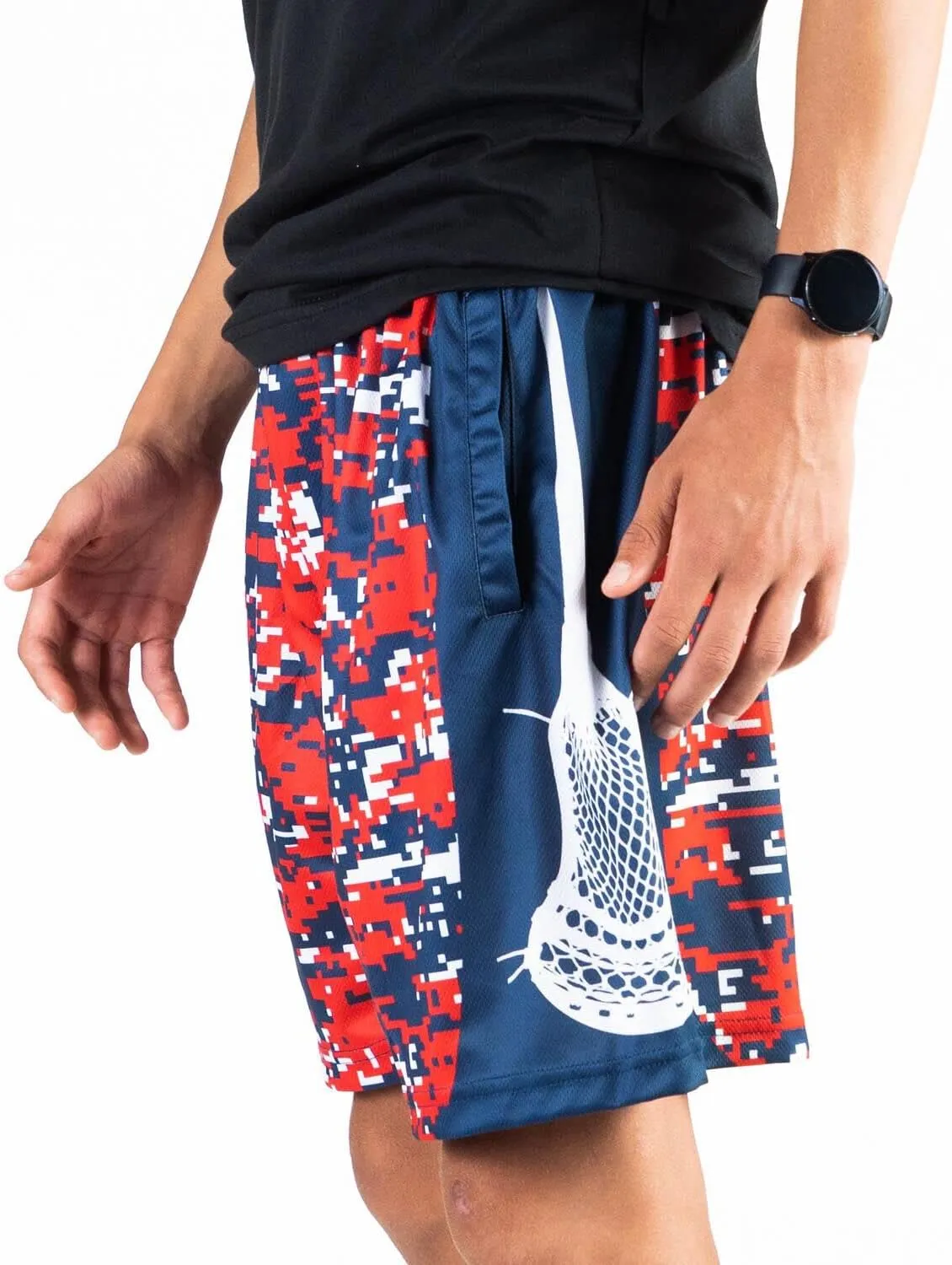 ChalkTalkSPORTS Lacrosse Performance Shorts - Lacrosse Athletic Shorts - Adult & Youth Sizes