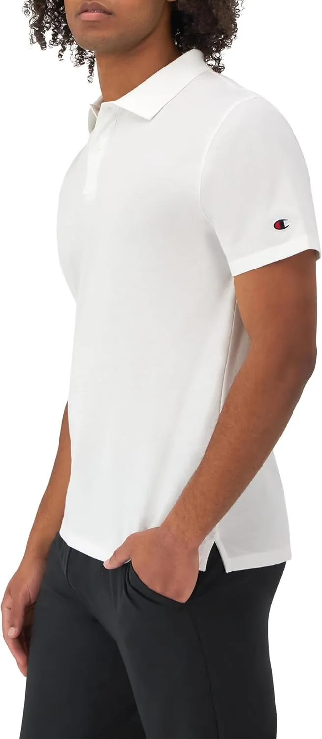 Champion Men's Polo T-Shirt, Moisture Wicking, Best Polo Shirt For Men, Short-Sleeve Tee
