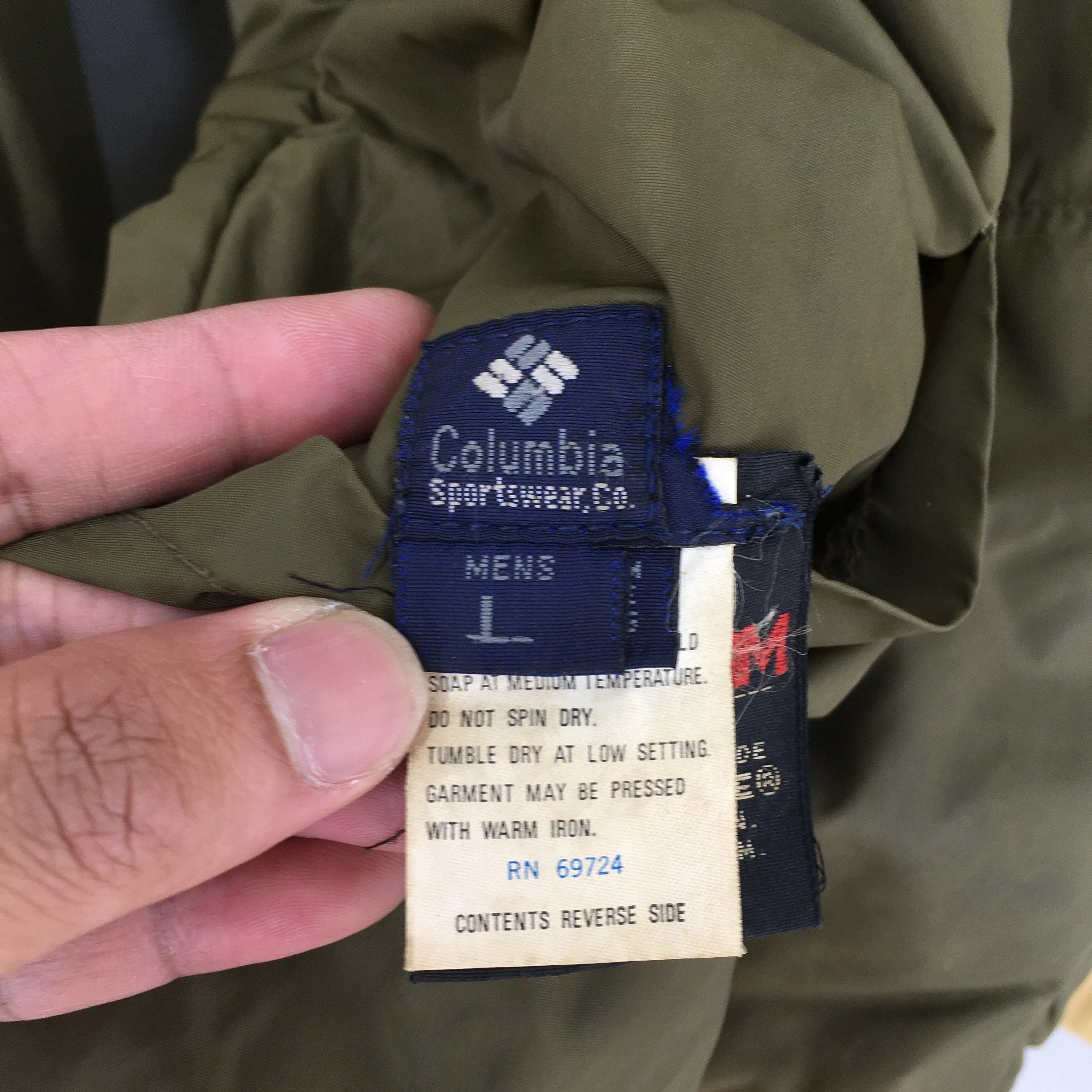 Columbia Sportswear Green Camo Jacket Large