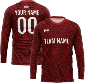 Custom T Shirt Long Sleeve Basketball Soccer Football Shooting T-Shirt for Adults and Kids
