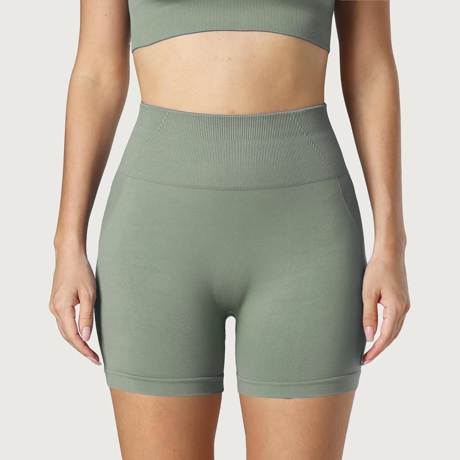 Evercute Women's Butt Lifting Shorts Pack Workout Sets Booty Shorts High Waist Gym Shorts Seamless Exercise Fitness Yoga