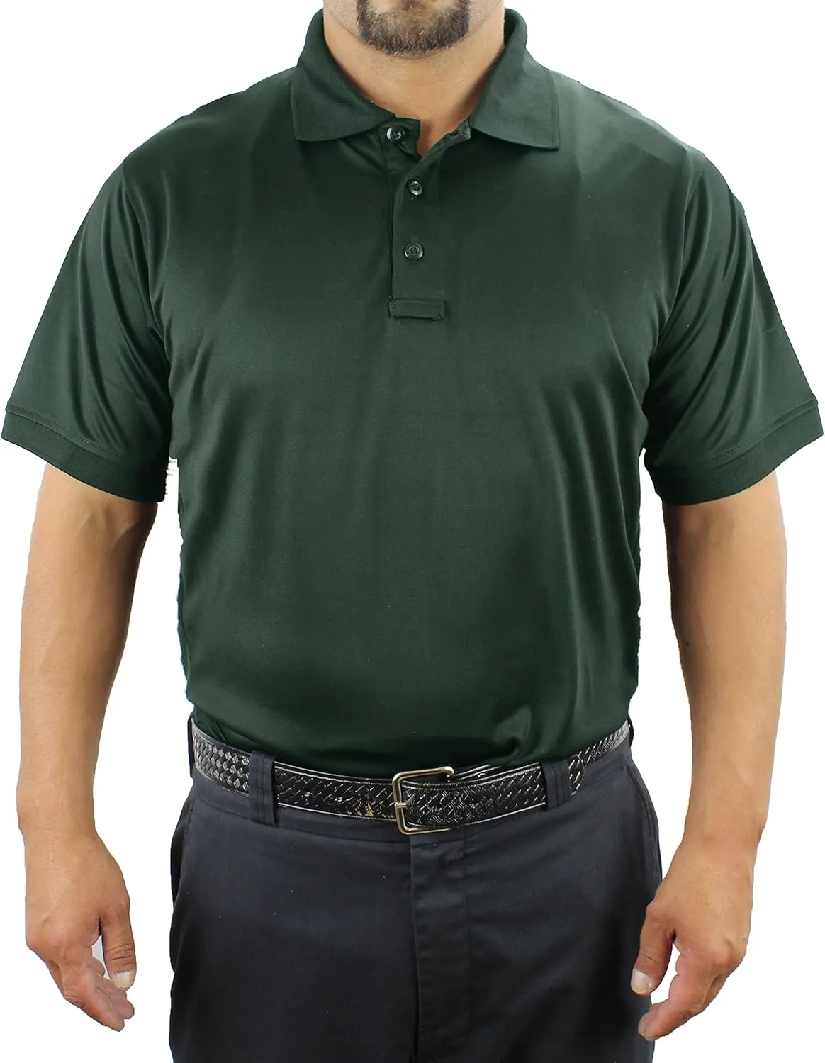 First Class Men's Tactical Performance Polo Shirt, Moisture Wicking, Quick Dry, Lightweight, Short Sleeve Polo Shirt
