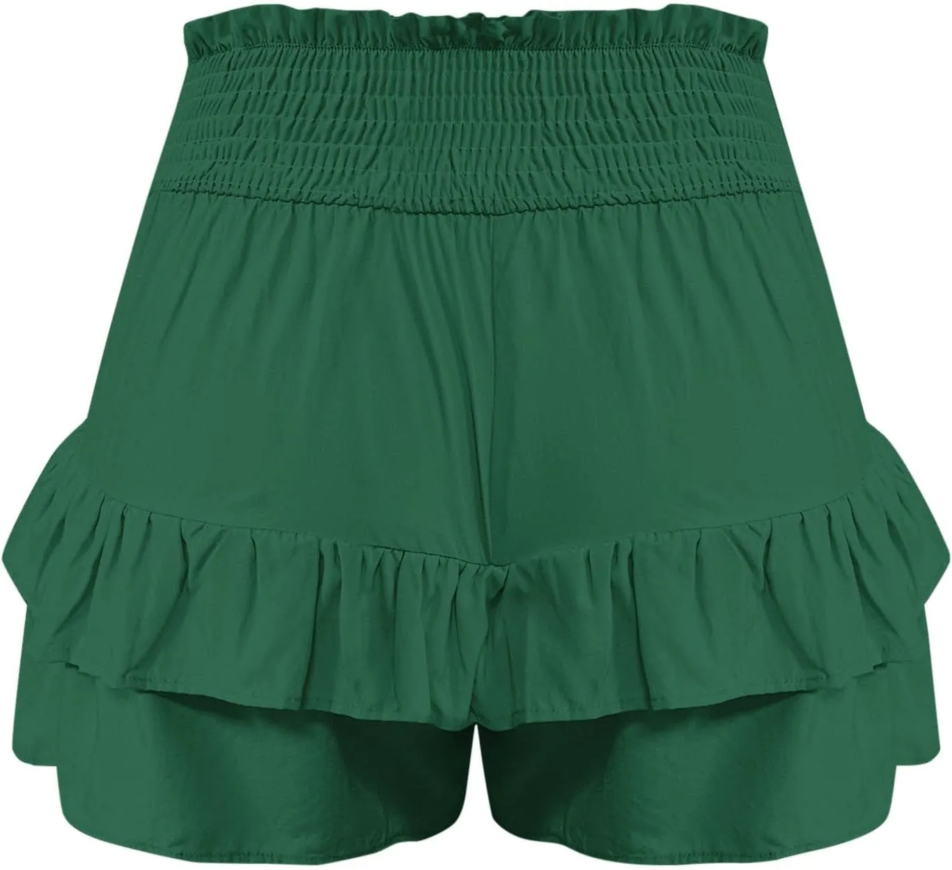 Flowy Shorts for Women Casual Boho Floral Skorts Ruffle Mini Skirts Running Tennis Butterfly Shorts Skorts Shorts
