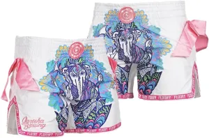 FLUORY Muay Thai Fight Shorts,MMA Shorts Clothing Training Cage Fighting Grappling Martial Arts Kickboxing Shorts Clothing