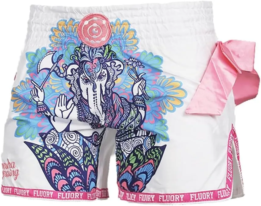 FLUORY Muay Thai Fight Shorts,MMA Shorts Clothing Training Cage Fighting Grappling Martial Arts Kickboxing Shorts Clothing