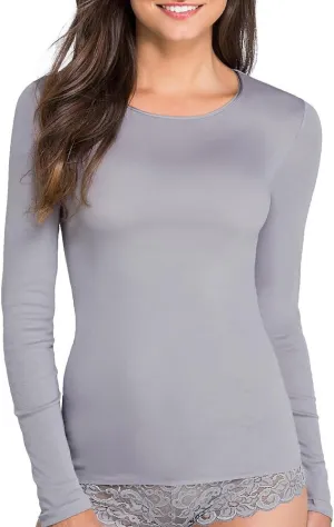 Hanro Women's Seamless Long Sleeve Shirt