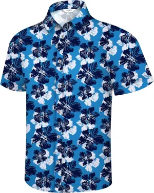 Hawaiian Shirt for Men, Mens Tropical Shirts Short Sleeve, Summer Button Down Vacation Outfits