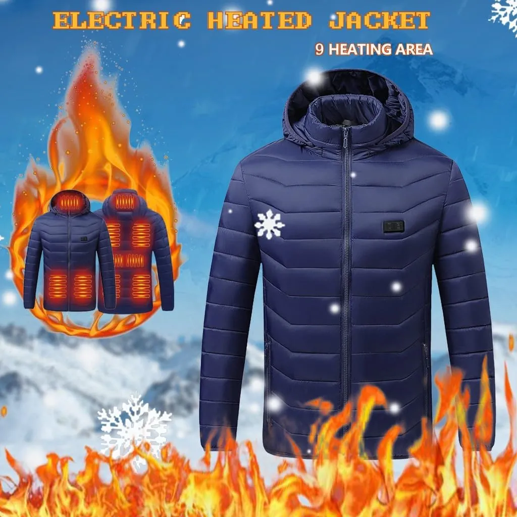 Heated Jackets For Women 9 Heating Areas Winter Warm Outdoor Ski Coat down Jacket