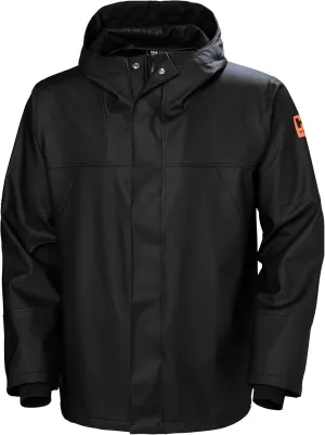 Helly-Hansen Storm Waterproof Rain Jackets for Men Featuring Adjustable Hood with Drawcord and Double Main Fabric Front Flap