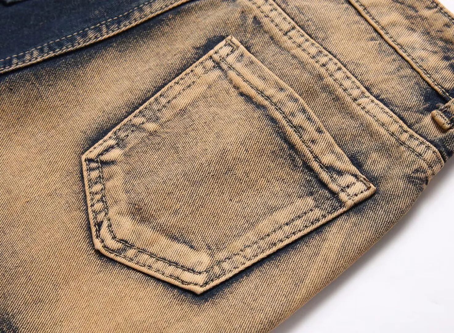 HENGAO Boys Ripped Denim Shorts Distressed Frayed Jean Shorts
