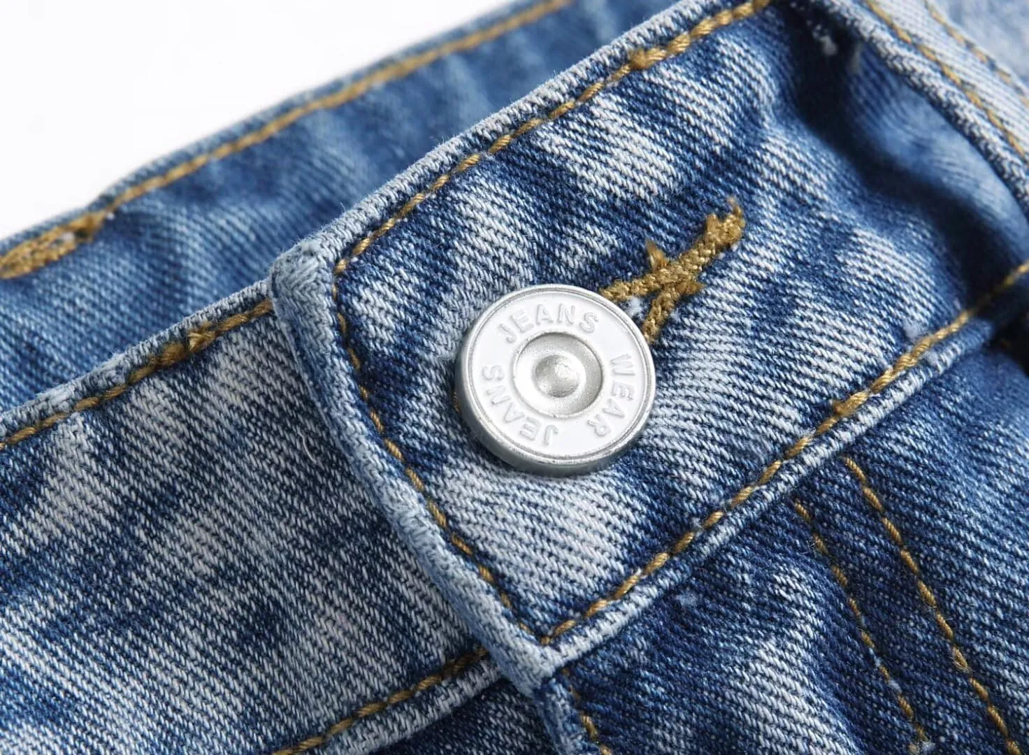 HENGAO Boys Ripped Denim Shorts Distressed Frayed Jean Shorts