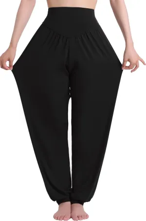 Hoerev Women Super Soft Yoga Pants Dance Trousers Lounge Pant