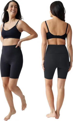 Ingrid & Isabel Basics Postpartum Active Shorts - Tummy Control Shorts for Women