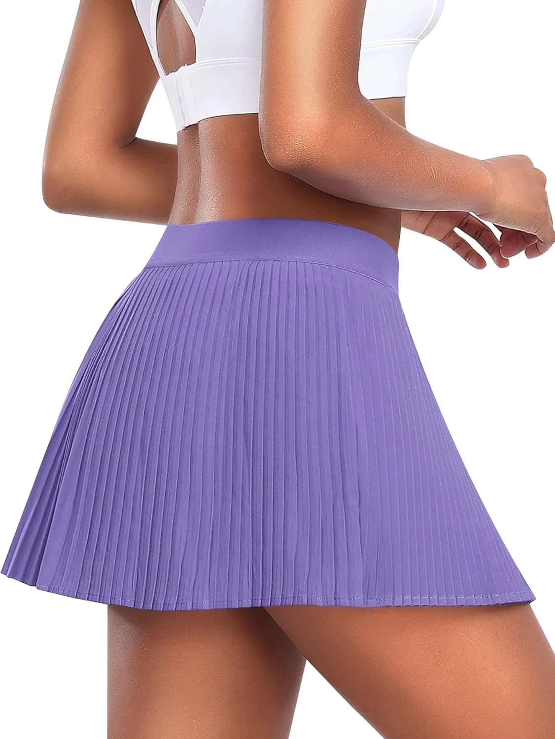 JoyGirl Womens Pleated Tennis Skirt with Shorts Golf Skirt High Waist Pickleball Skirts Athletic Skorts with Pockets
