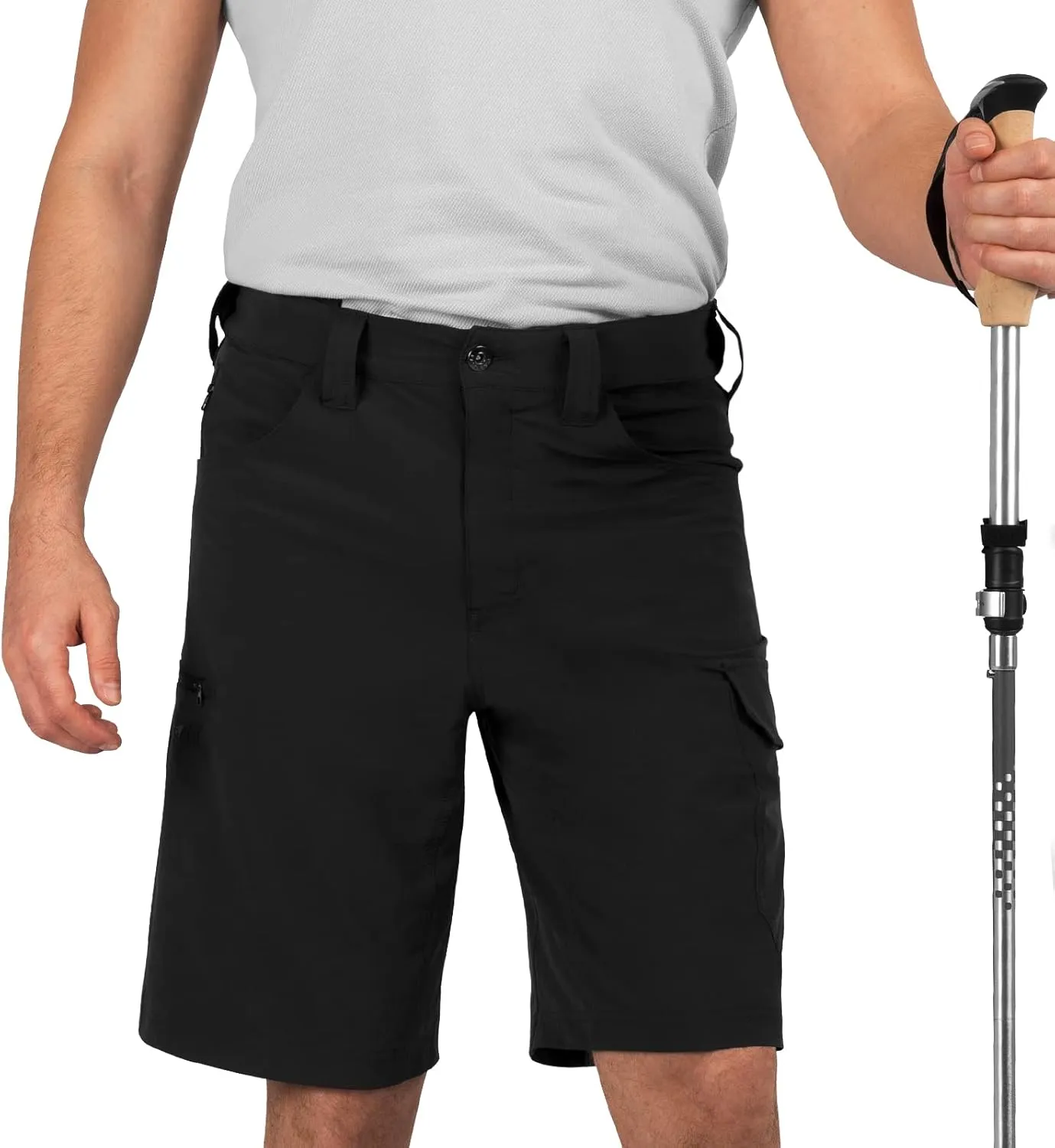 KastKing Men's Fishing Shorts, Hiking Shorts Quick Dry Comfortable UPF 50 , 7 Pockets, Shorts for Men, 10.5" Inseam