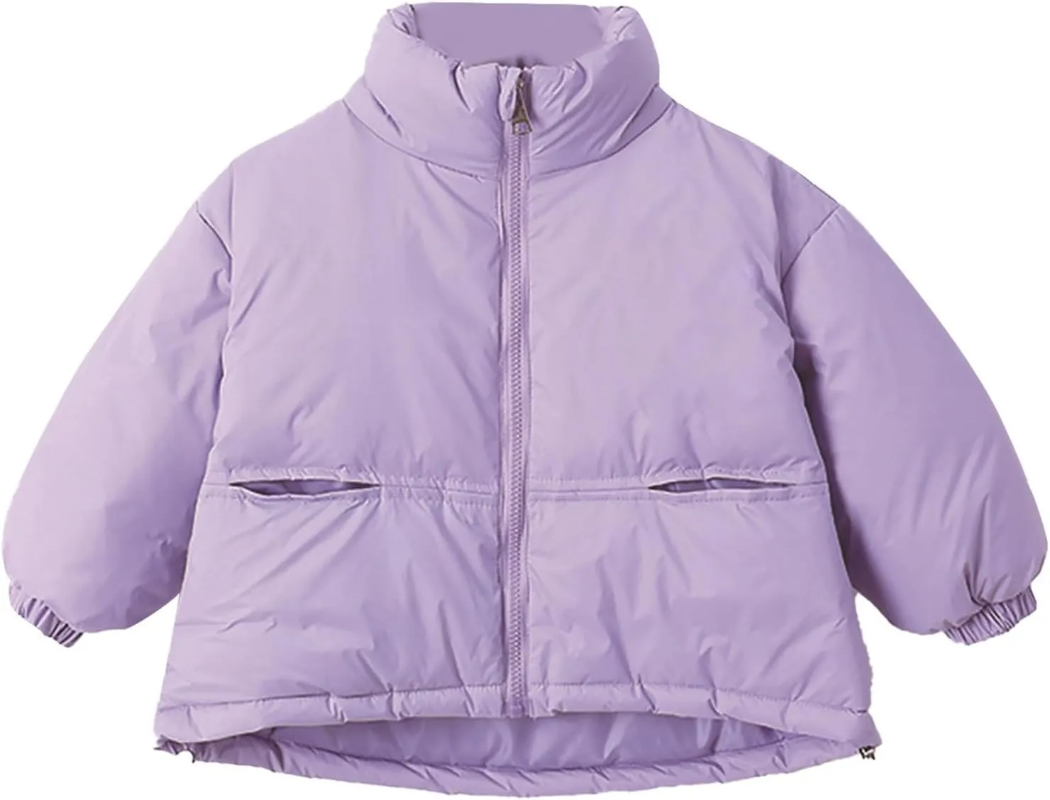 Kids Toddler Baby Girls Boys Winter Warm Thick Solid Cotton Long Sleeve Padded Jacket Coat Swallowtail Jacket