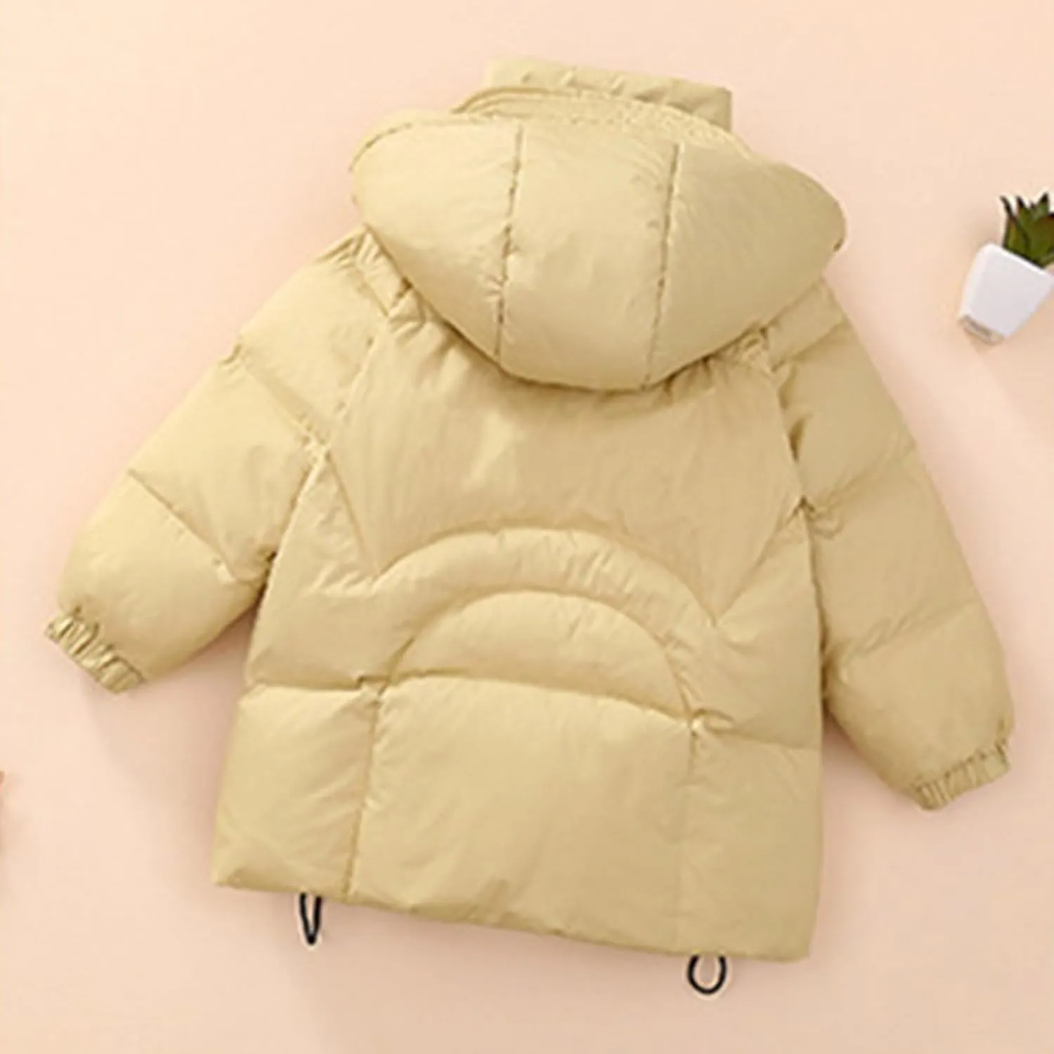 Kids Toddler Baby Girls Boys Winter Warm Thick Solid Cotton Long Sleeve Padded Jacket Coat Winter Coat Boys 18 Months