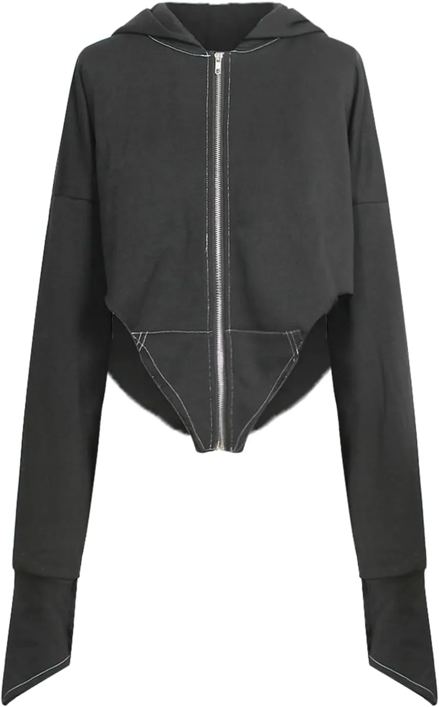 Ladies' Batwing Sleeve Open Cardigan With Hood Unique Design Loose Fit Sweatshirt Women plus Size Clothes Womens Coat