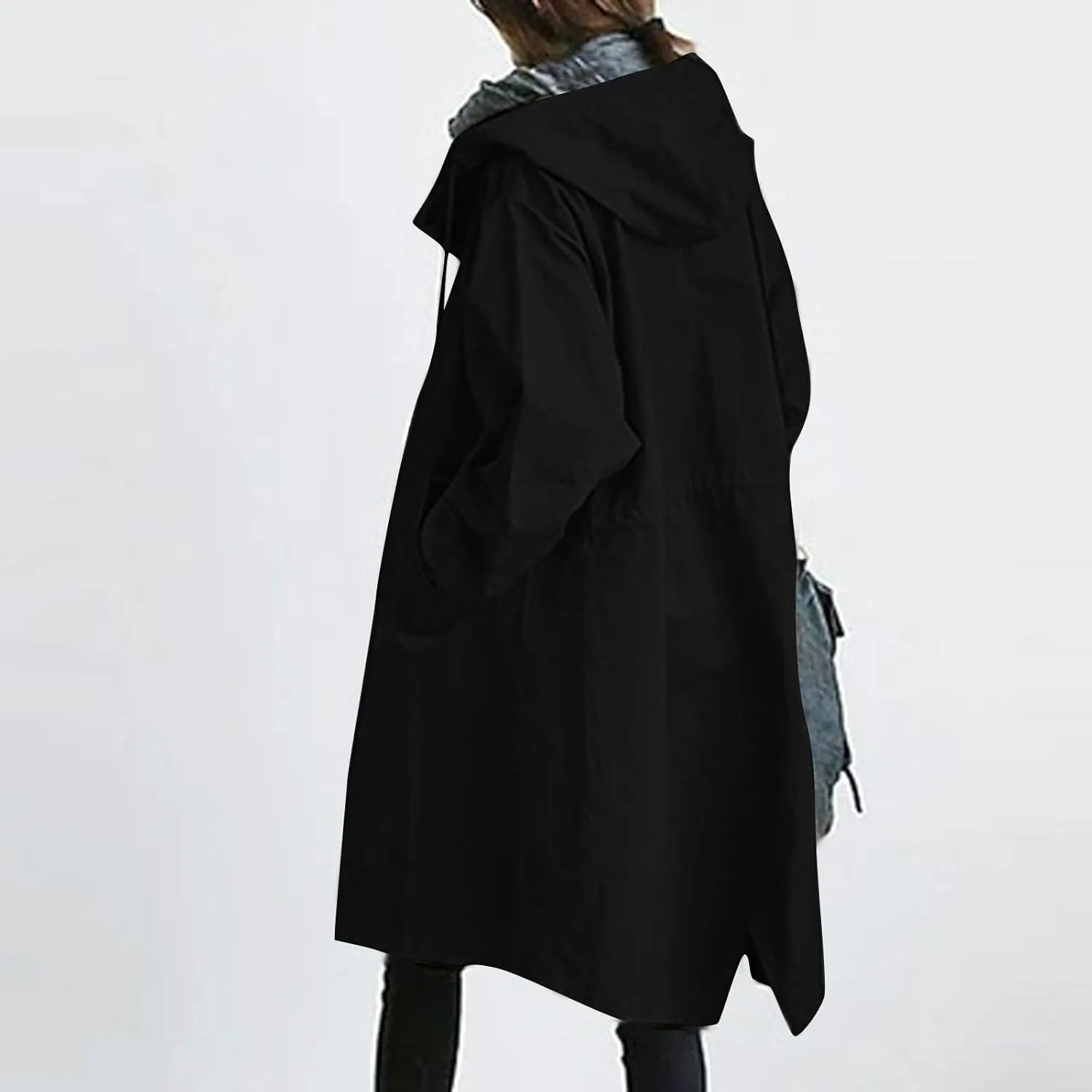LCMTWX Trench Coat for Women 2023 Outwear Womens Elegant Windbreaker Wild Winter Women's Coat Long Coat Women Winter Coats