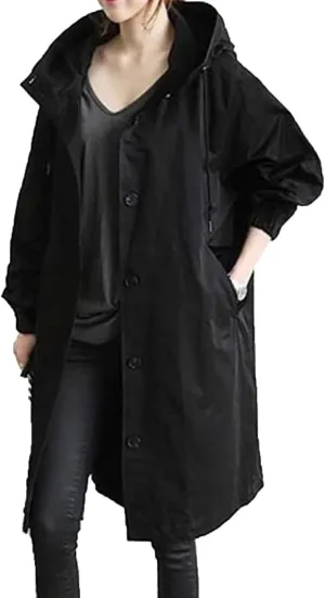 LCMTWX Trench Coat for Women 2023 Outwear Womens Elegant Windbreaker Wild Winter Women's Coat Long Coat Women Winter Coats