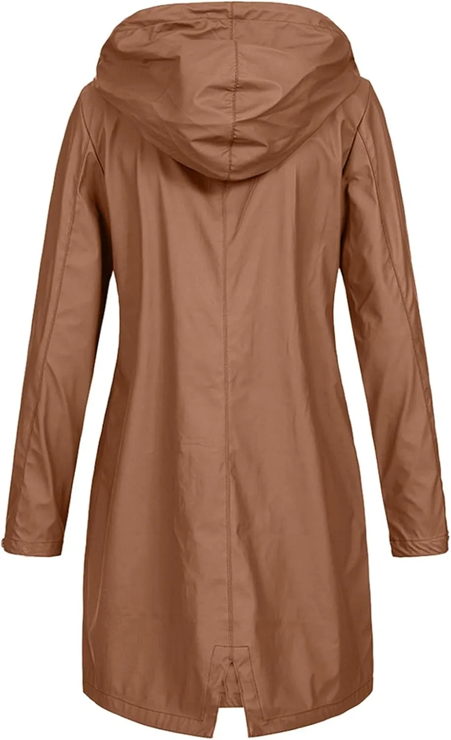 LCMTWX Women's Raincoats Hoodie Hooded Solid Women Coat Rain Raincoat Women's Coat Zip Up Hoodies Windbreaker Rain Jacket