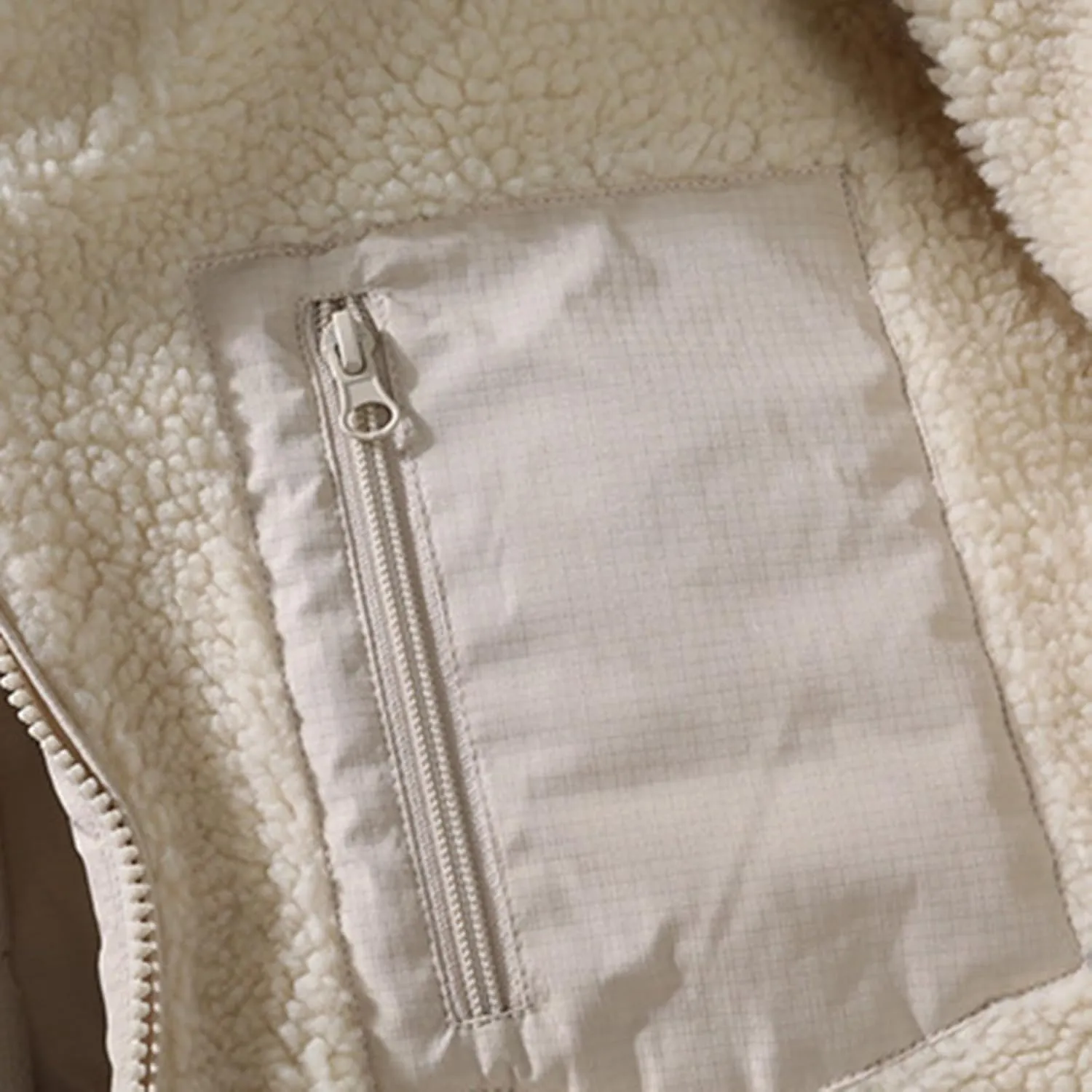 lcziwo Men's Reversible Puffer Jacket Sherpa Fleece Lined Warm Thick Quilted zip up Stand Collar cozy winter coat