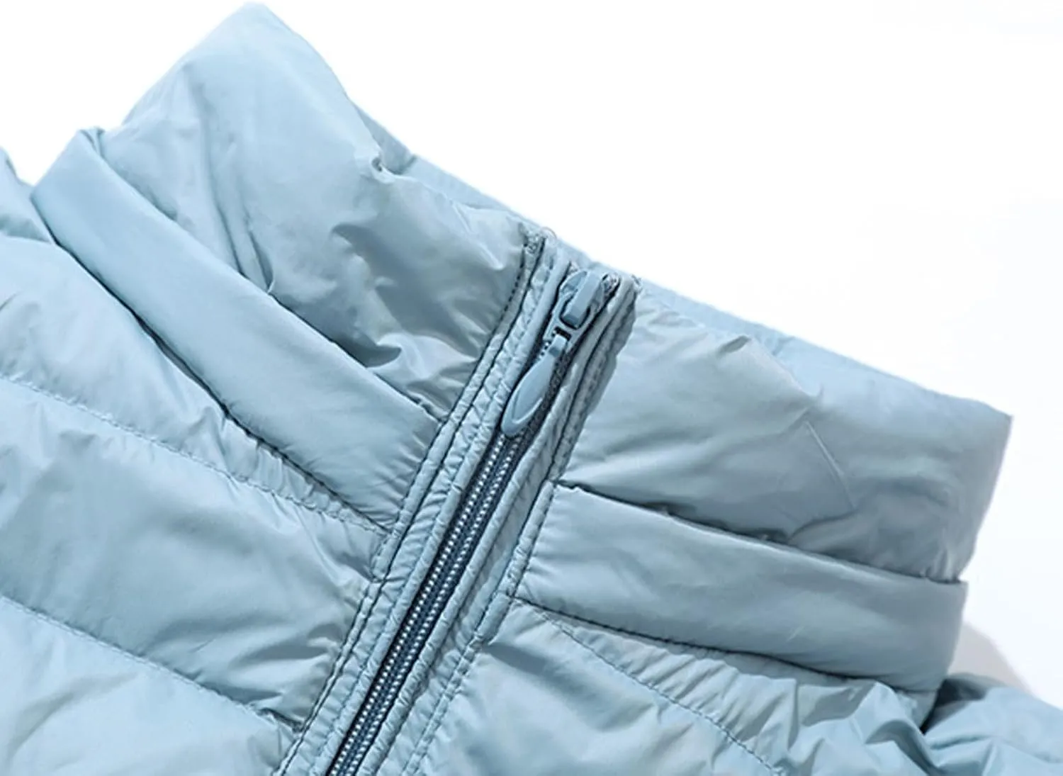 Lightweight Jackets For Women With Hood Long Sleeve Trendy Zip Solid Color Down Coat Winter Warm Casual Puffer Jacket