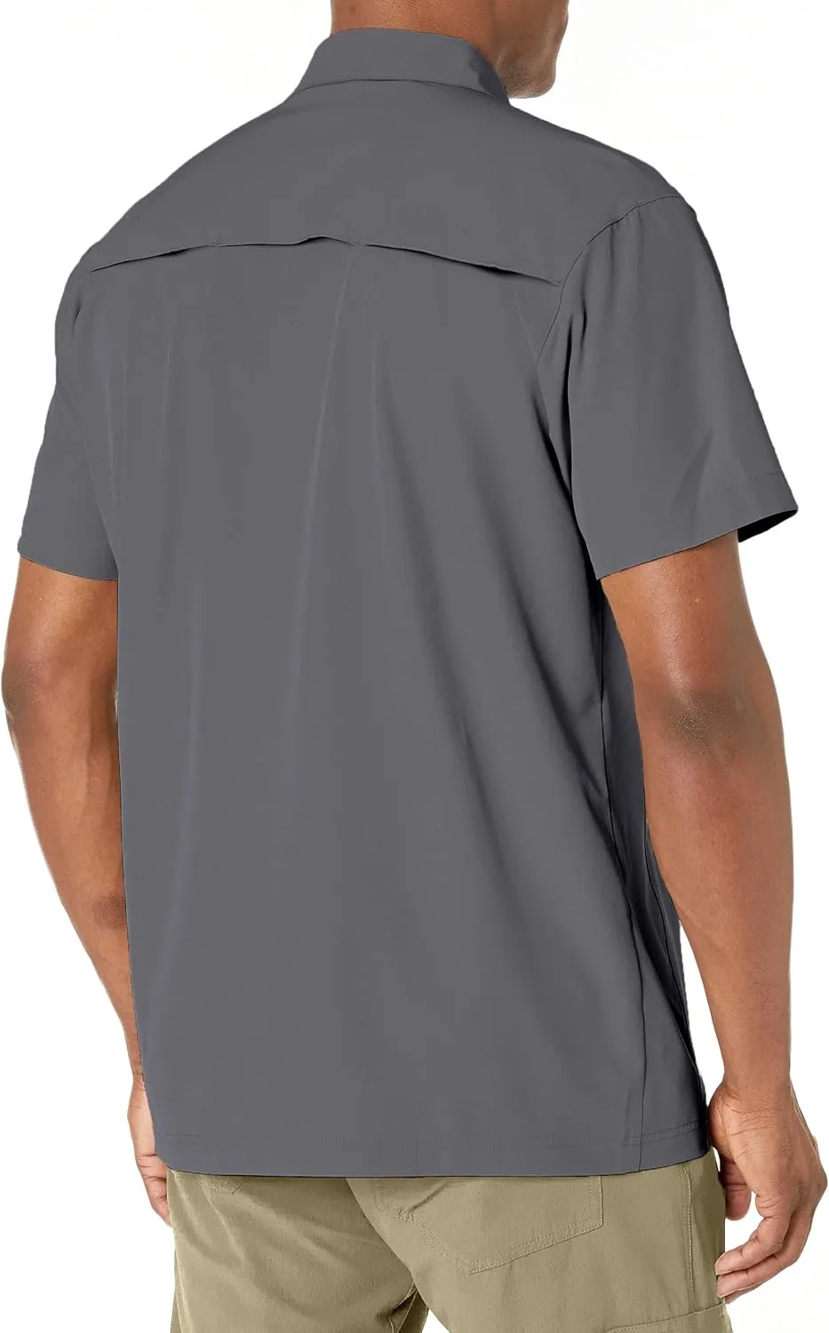Little Donkey Andy Men's Lightweight Short Sleeve Shirt Quick Dry Stretch Shirt for Hiking Travel, UPF50