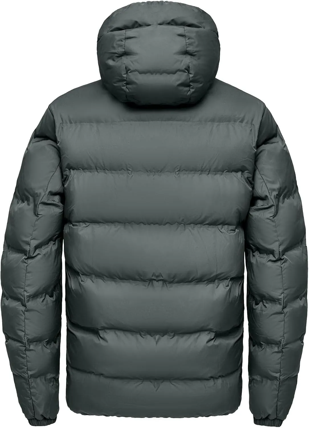 Little Donkey Andy Men's Puffer Jacket Warm Winter Coat with Hood Lightweight Insulated Quilted Jacketss for Snow Ski