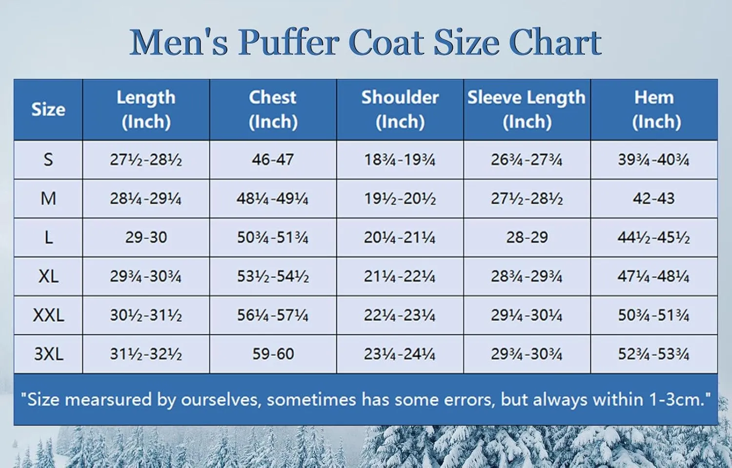Little Donkey Andy Men's Puffer Jacket Warm Winter Coat with Hood Lightweight Insulated Quilted Jacketss for Snow Ski