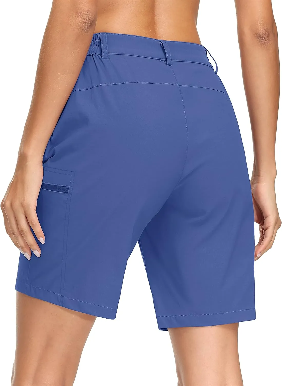 MAGCOMSEN Women's Hiking Shorts Quick Dry Lightweight Golf Shorts with 4 Pockets Summer Casual Athletic Running Shorts