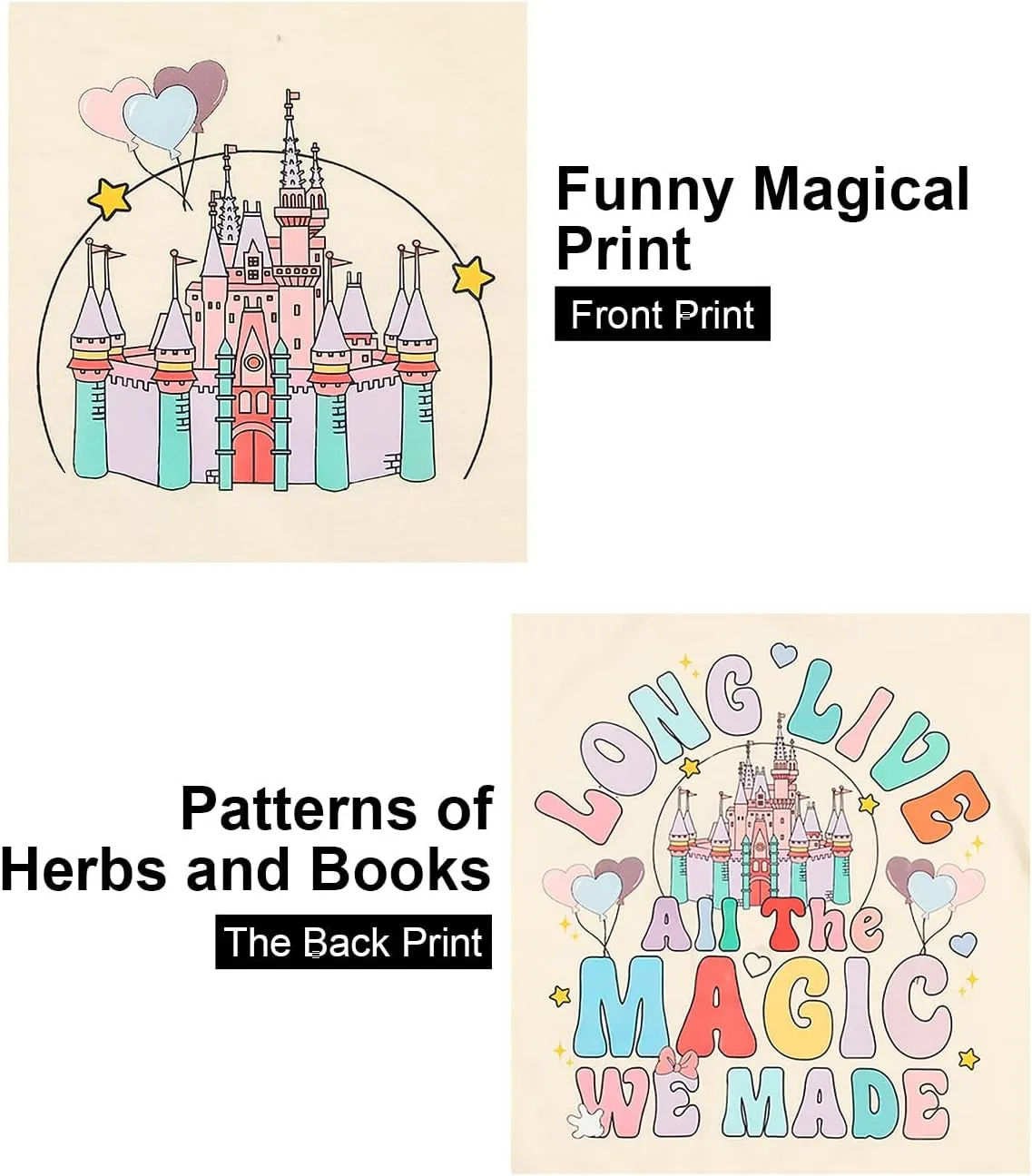 Magical Shirt Magic Kingdom Shirts: Long Live All The Magic We Made Tshirt Holiday Castle Graphic Tee Family Vacation Top