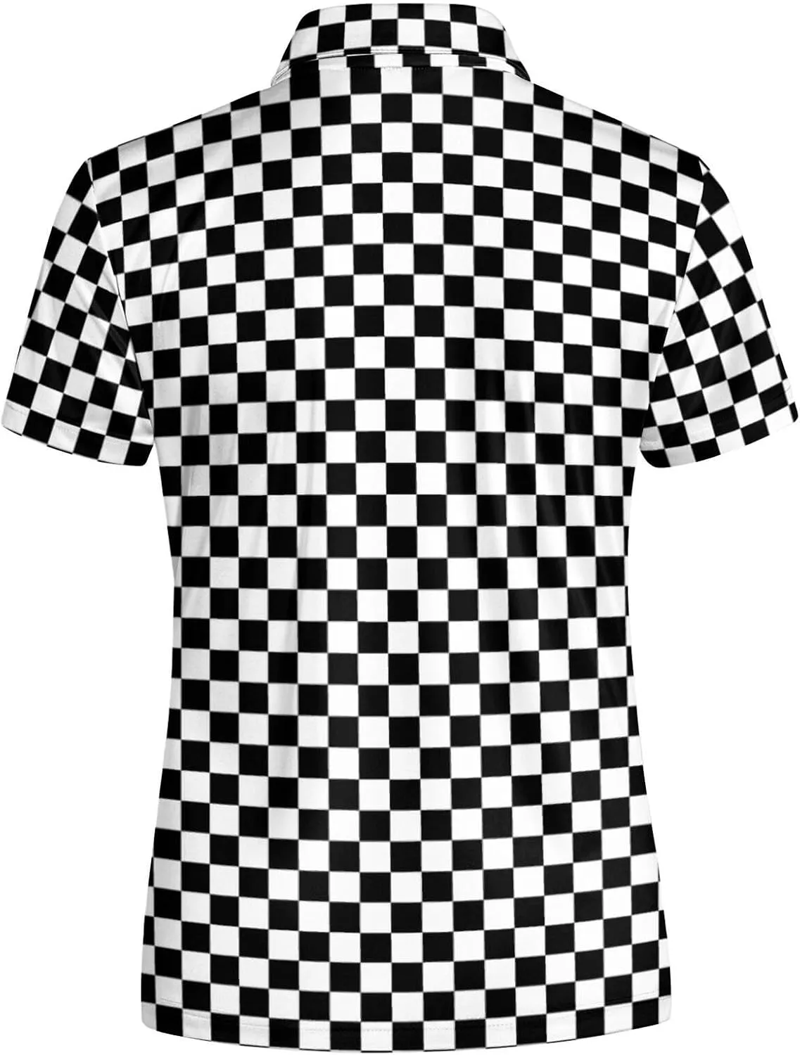Marble Blue Womens Golf Polo Shirt
