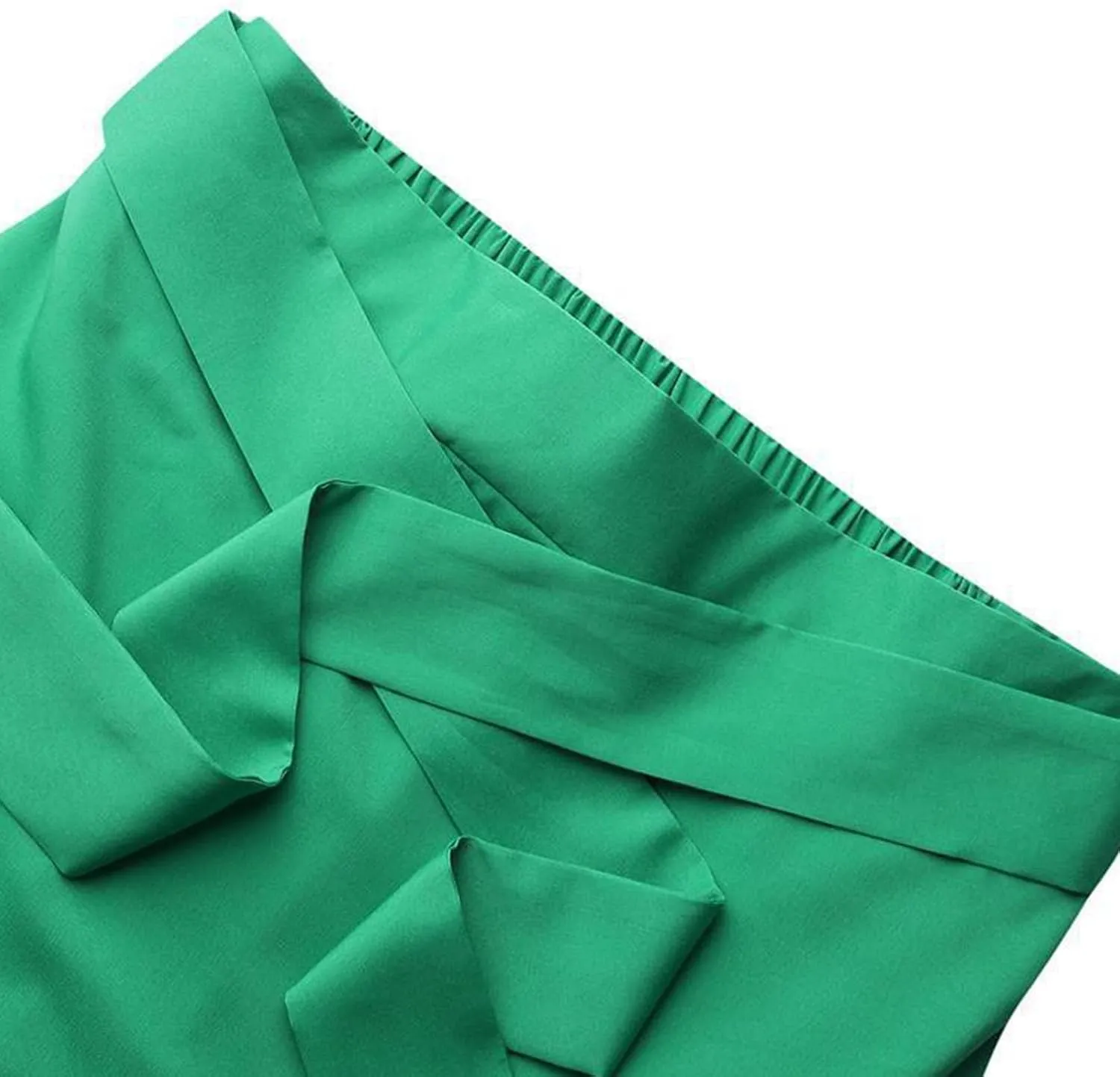 Maxi Skirt for Women Elegant High Waisted Side Slit Long Skirts Asymmetric Tiered Ruffle Hem A-Line Skirts