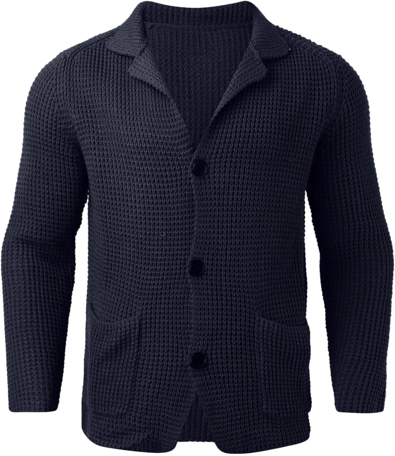 Mens Cardigan Sweater Cable Knit V Neck Button up Sweaters 2024 Winter Soft Warm Ribbed Cardigan Sweater Jacket with Pockets